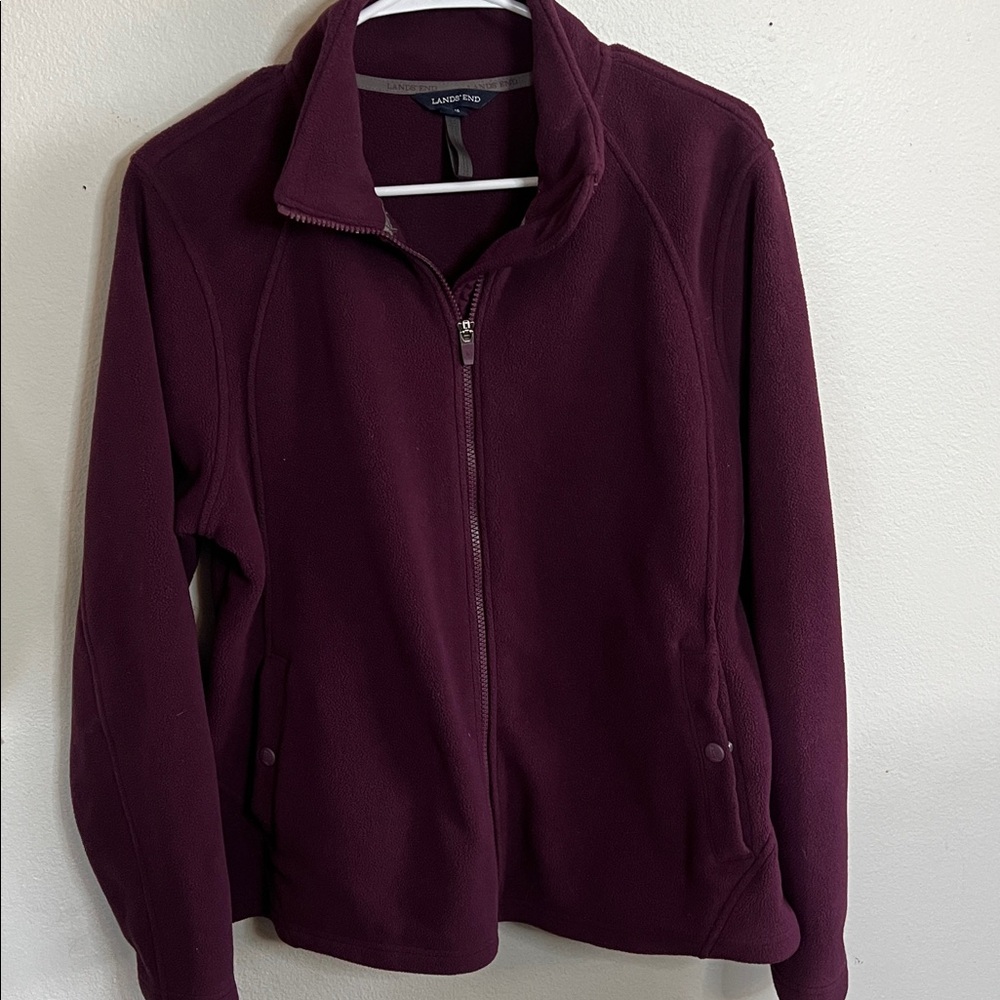 Lands’ End Fleece Jacket L